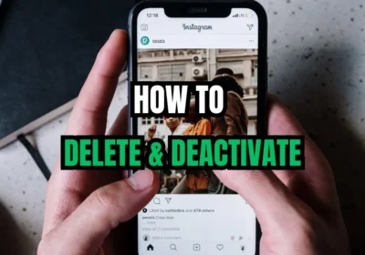 how to delete an instagram account